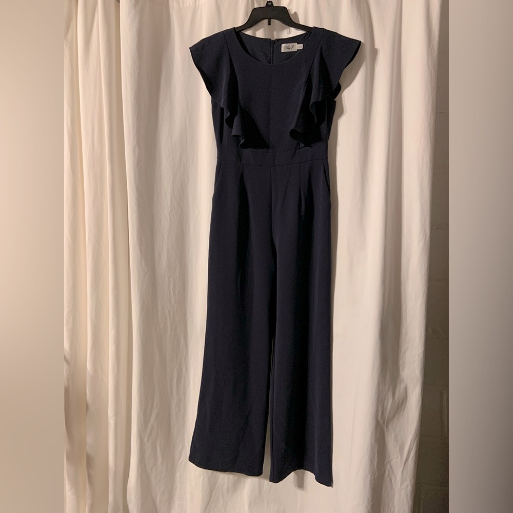 Eliza J Navy Blue Pantsuit